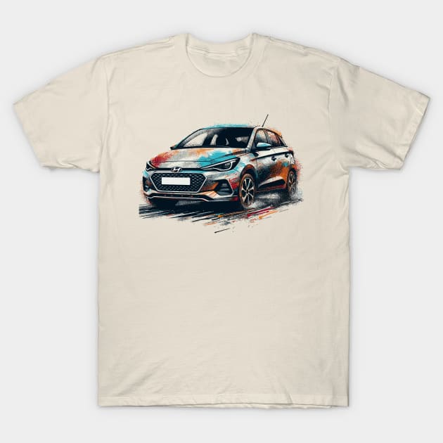 Hyundai i20 T-Shirt by Vehicles-Art